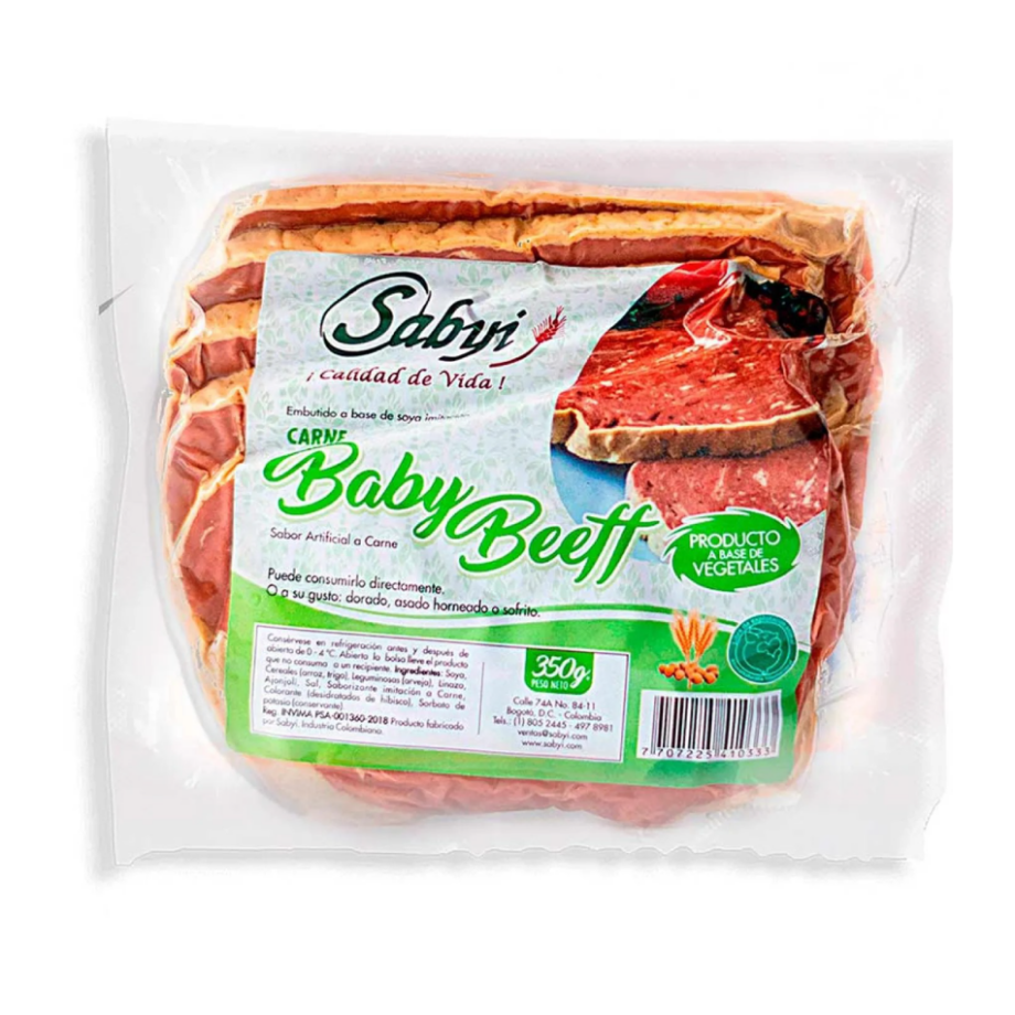 carne baby beeff vegana