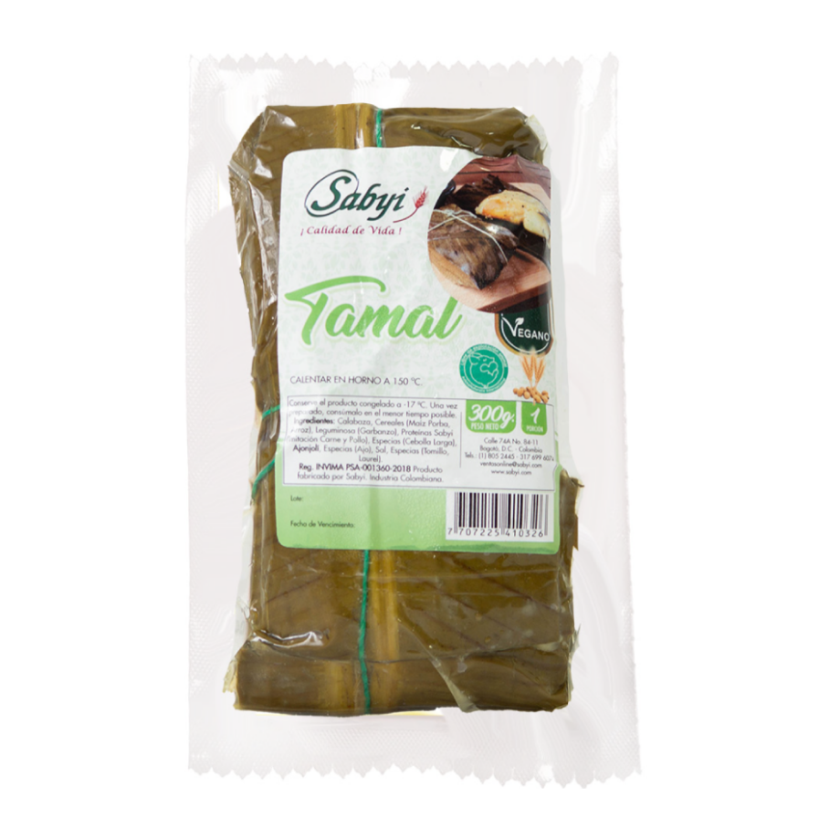tamal vegano